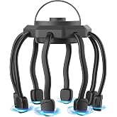 ONIYEA Electric Scalp Massager, Head Massager Scalp Stress Relax, Kneading Hair Massage with 3 Modes, 360 Degree Hair Massager, Cordless Portable Head Scratcher for Stress Relax