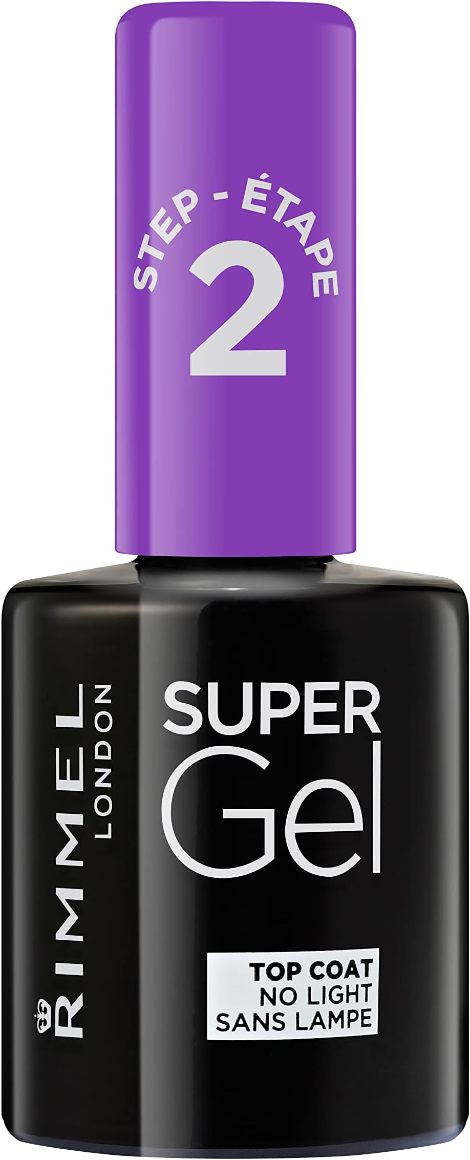 Rimmel Super Gel Top Coat 12ml Long-Lasting Gel-Like Manicure