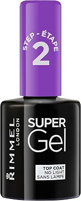 Rimmel Super Gel Top Coat 12ml Long-Lasting Gel-Like Manicure