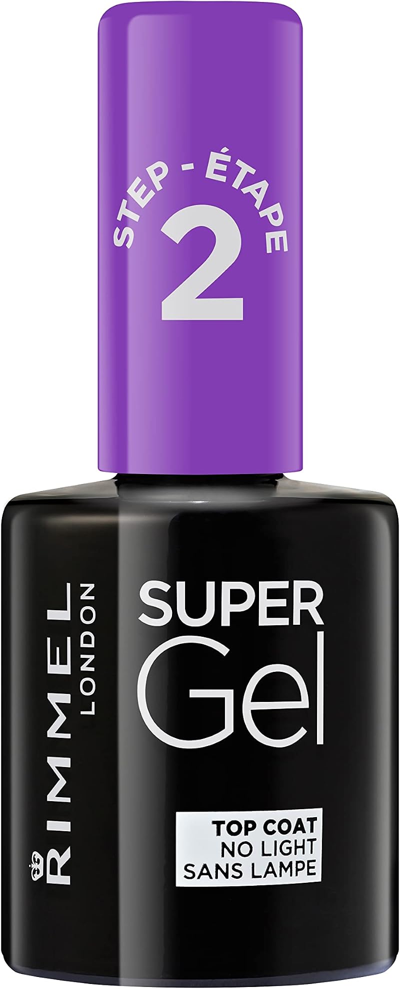 Rimmel Super Gel Top Coat 12ml Long-Lasting Gel-Like Manicure