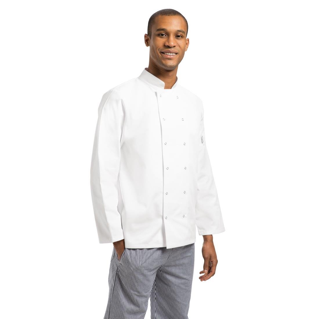 Whites Chefs Apparel A134L Vegas Chef Jacket, Long Sleeve, White