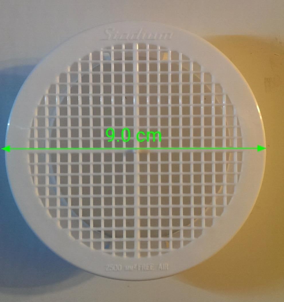 BM406W White 3" Round Soffit Vent Amazon.co.uk DIY & Tools