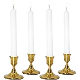 LEPAOSHENG Candlestick Holders Taper Candle Holders, Gold Vintage Candle Stick Candle Holder for Pillar Candles Table Centerp