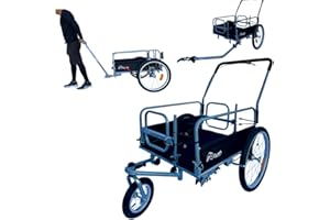 BOOYAH STROLLERS Booyah’s Cargo Stroller and Bicycle Bike Trailer Suspension Beach Sport Cart