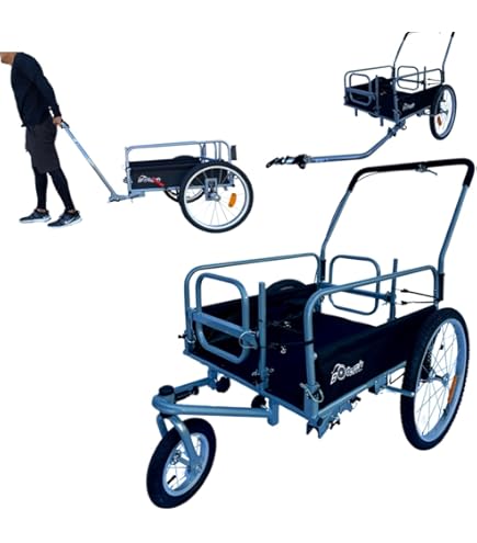 Cargo Bike Trailers 3-in-1 Heavy-Duty Bike Cargo Trailer U2013 E