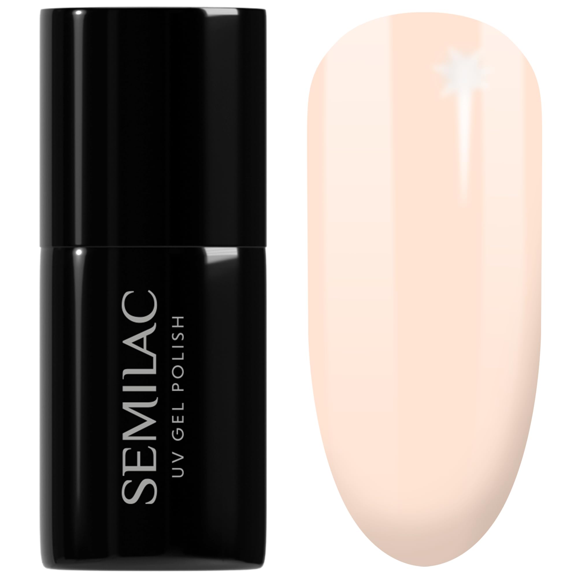 SEMILAC Gel Nail Polish 573 Your WeddiNails - Full Coverage Gel Polish - Soak Off Easy To Use LED/UV Nail Lamp - Long Lasting Manicure and Pedicure up to 3 weeks