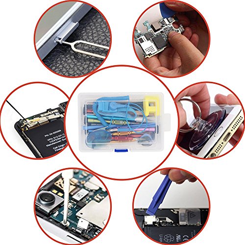 22 in 1 Precision Screwdriver Set with Magnetic Driver Kit, Repair Tool Kits With Portable Box for iPhone, iPad, iPod, iTouch, Cell Phone, Tablet, PC, Laptop, MacBook & other Electronics