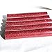 TECKWRAP Red Glitter Heat Transfer Vinyl, Glitter Red Iron on Vinyl Heat Press Vinyl for T-Shirts 12