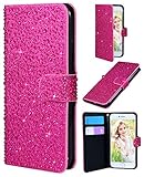 iPhone 6/6s wallet case,FLYEE Bling Crystal 3D Raindrop Pattern Sparkly PU Wallet Protective Case with Magnetic Button Closure Perfect Fit for Apple iphone 6s 4.7 inch(rose)