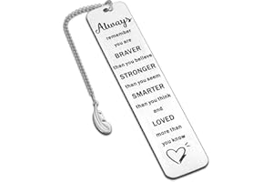 KINMES Inspirational Bookmark Gifts for College Student Birthday Christmas Stocking Stuffers Gifts Back To School First Day of School Gift for Kid Teen Boys Girls High School Graduation Gift for Son Daughter