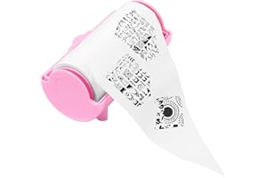 FUATY Nail Stamper Clean Sticker, Nail Stamping Gel Polish Remover Paper Manicure Stamping Kit Fingernail Art Tool Manicure Accessories, Pink