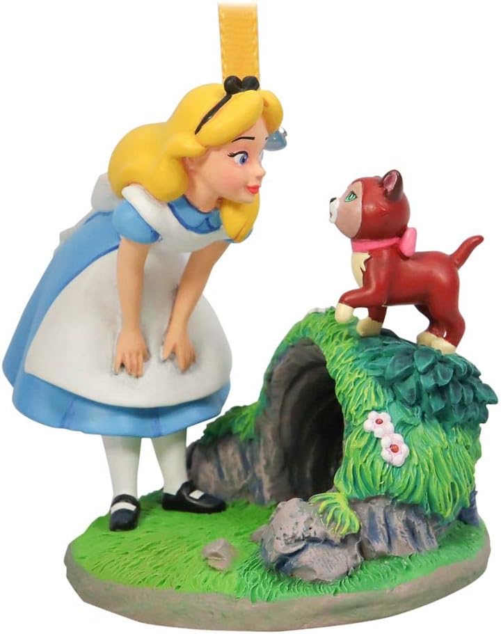 Amazon Com Disney Alice And Dinah Sketchbook Ornament Alice In Wonderland Home Kitchen