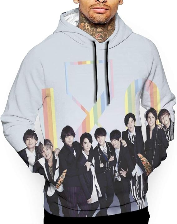 Amazon Co Jp Hey Say Jump 3 長袖 おしゃれ パーカー カジ シンプル カジュアル おしゃれ プルオーバー 3dプリント 創意設計 大きいサイズ ュアルプルオーバー 服 ファッション小物