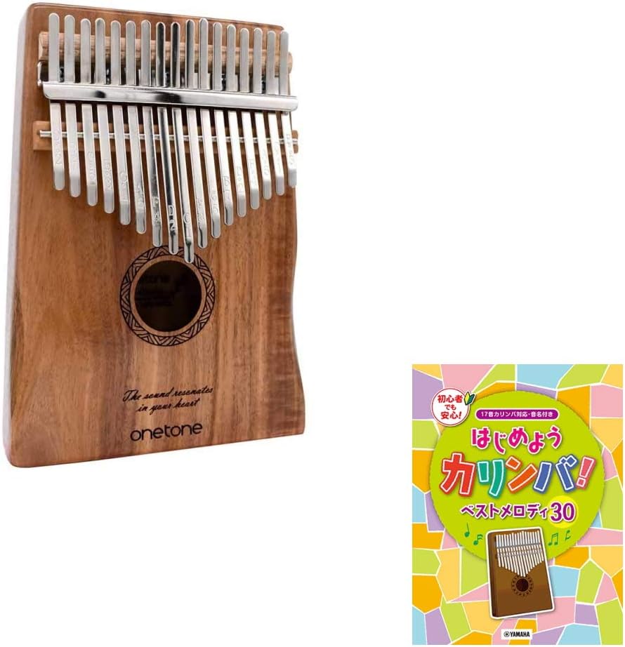 Amazon Onetone ワントーン カリンバ Otkl 03 Koa 曲集セット コア材 親指ピアノ 17キー カリンバ 楽器