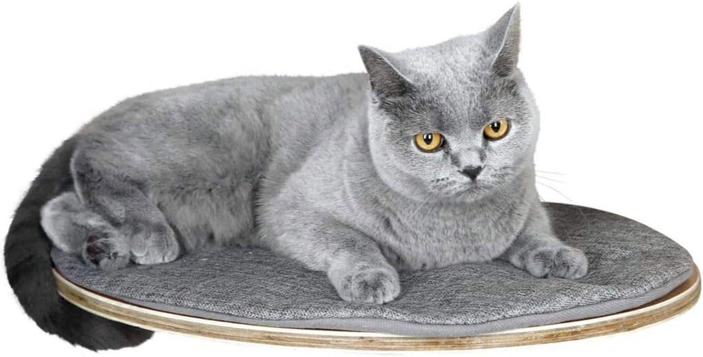 Kerbl Tofana Wall-Mounted Pet Bed 50 x 35 x 1.5 cm Grey, gray