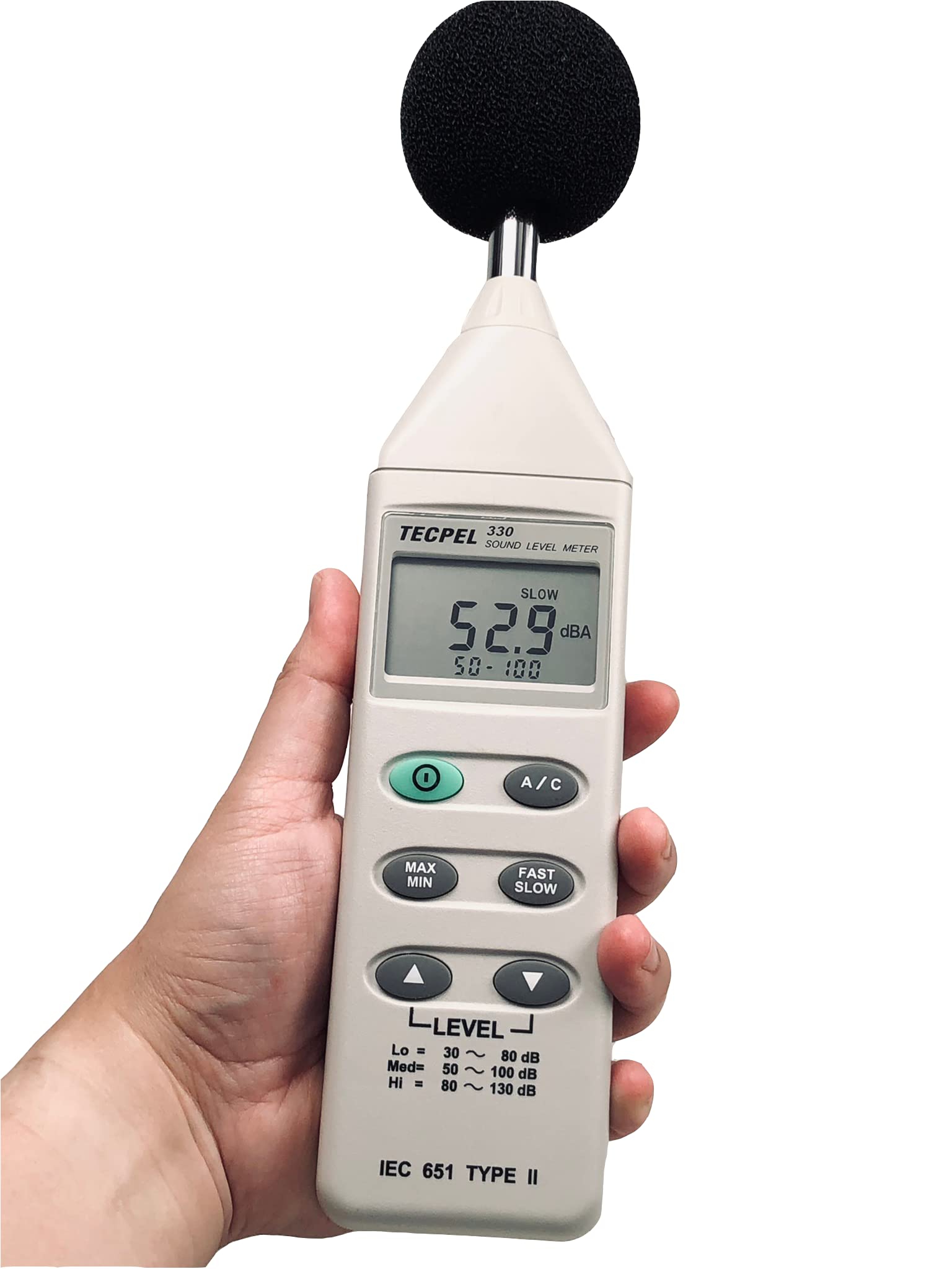 TECPEL DSL-330 Digital Sound Level meter dB measurement