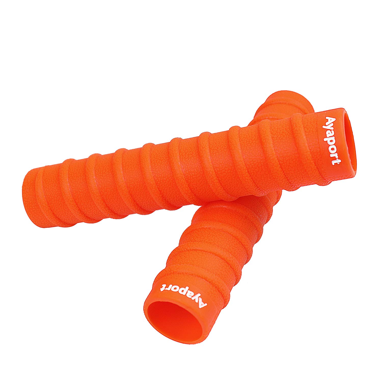 Ayaport Kayak Paddle Grips Non-Slip Silicone Wraps Blister Prevention Kayaking Accessories for Take-Apart Paddles (Orange)