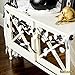 Bobee Black and White Paper Garland Party Decorations, 14 feet pre-Sewn Single Strand of 58 dots