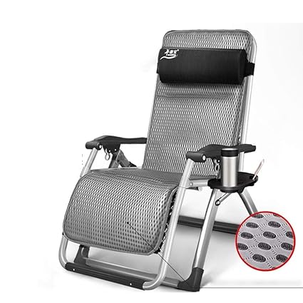 Oevino Chaises De Camping Lounge Inclinable Pliant Réglable