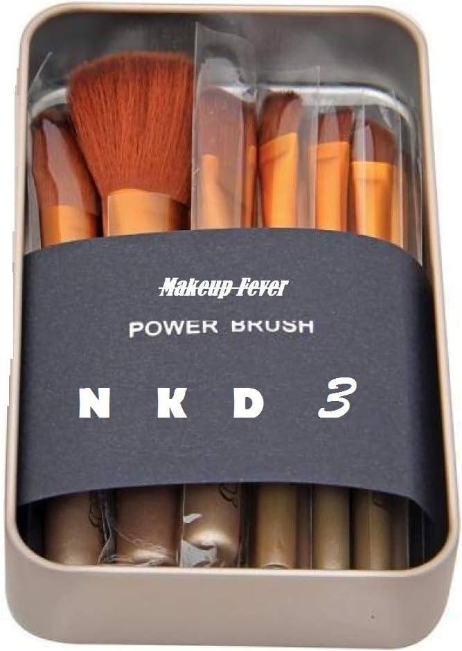 Spanking Professional Makeup Synthetic Hair Brushes -Set of 12