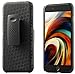 WizGear Shell Holster Combo Case Compatible with Apple iPhone 7 Plus with Kick-Stand and Belt Clip - Black
