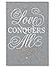 American Greetings Wedding Card (Love Conquers All)
