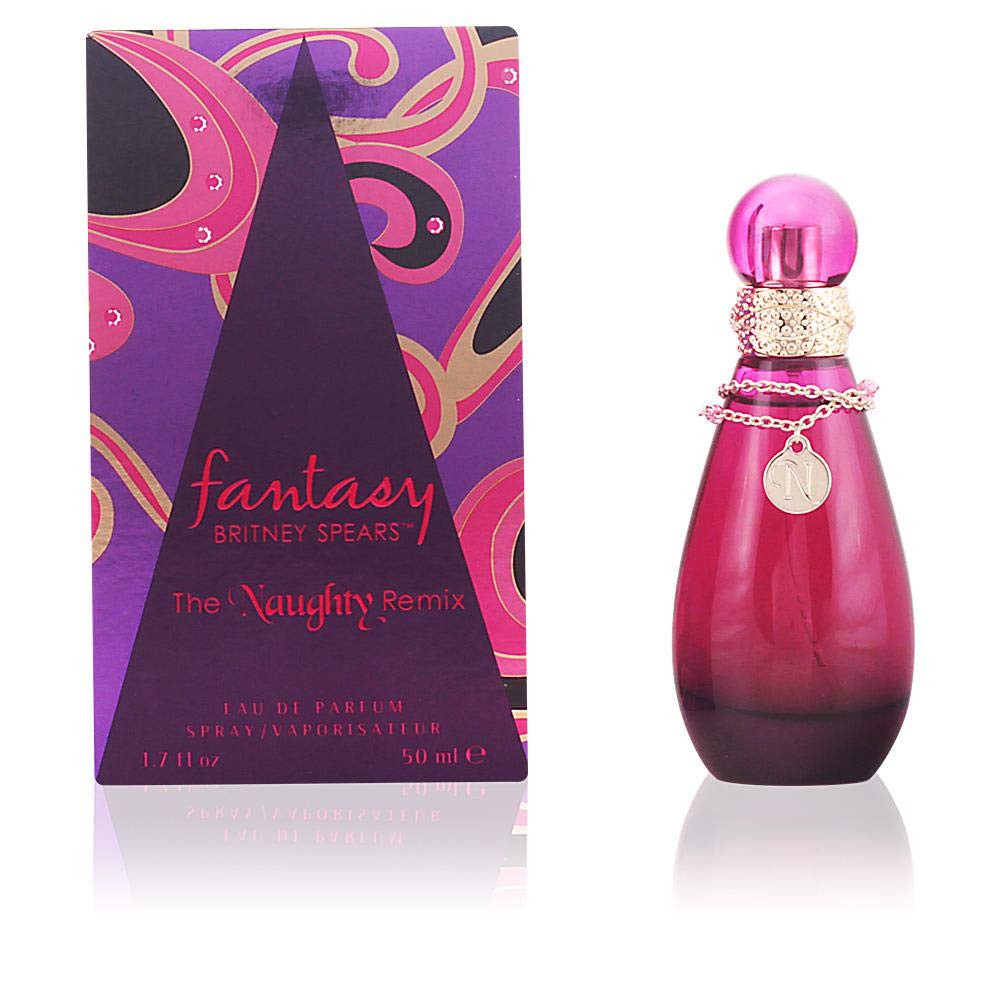 Amazon Com Britney Spears Fantasy The Naughty Remix Eau De Parfum Spray 1 7 Ounce Beauty