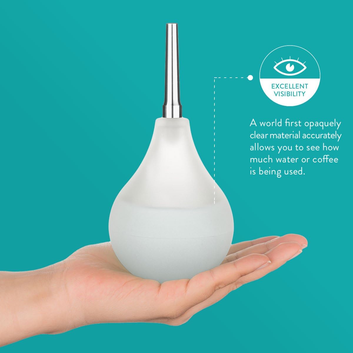 Aussie Health Co Clear Enema Bulb Kit - 7oz Anal Douche for Men Women with Hygienic Stainless Steel and Comfort Leak Proof Tips - for Water or Coffee Colon Cleansing, Detox and Constipation: Health & Personal Care