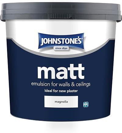 Johnstone's 5LTR Matt Emulsion Magnolia Interior Paint