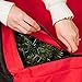 Camerons Christmas Tree Storage Bag - Rolling w Wheels, Fits up to 9 ft Tall Disassembled Artificial Holiday Trees - Heavy Duty 58