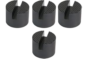 Mqetly 4X Rubber Floor Jack Pads Pinch Weld Side Frame Rail Protector Professional Slotted Jack Pad Adapter Lift Protection T