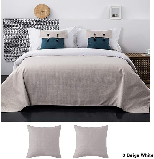 Amazon Com Bed Runner With Matching 2 Pcs Pillow Covers 100