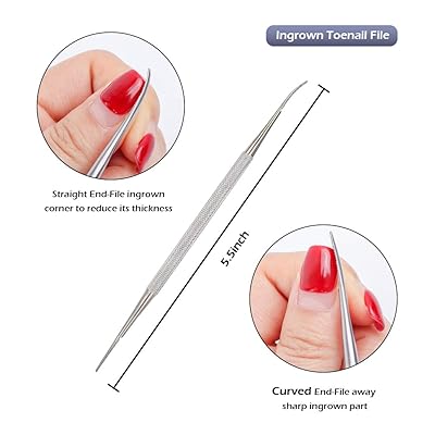 Buy Ingrown Toenail Kit Yokilly Upgraded 8 Pcs Premium Ingrown Toenail Treatment Tools Kit Nail Treatment Foot Tool Ingrown Toenail Removal Correction Clippers Ingrown Toenail File And Lifter Online In Indonesia B07tw69sjr
