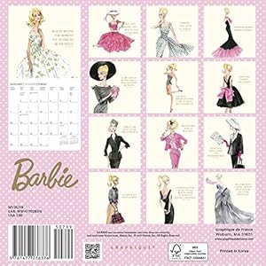 Graphique 2018 Barbie Mini Calendar