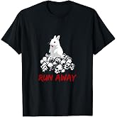 Run Away Bunny Funny Unisex Design T-Shirt