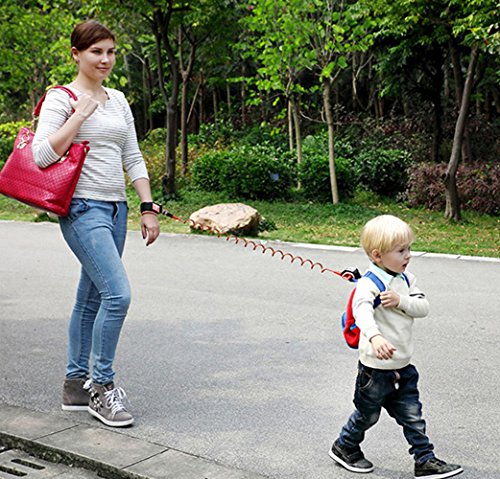 OFUN Toddler Harness Safety Leashes, Baby Leash for Walking, Anti Lost Wrist Link 2.5m, Walking Safety Harness for Kids, Toddler Leash Harness - Thumbnail 5