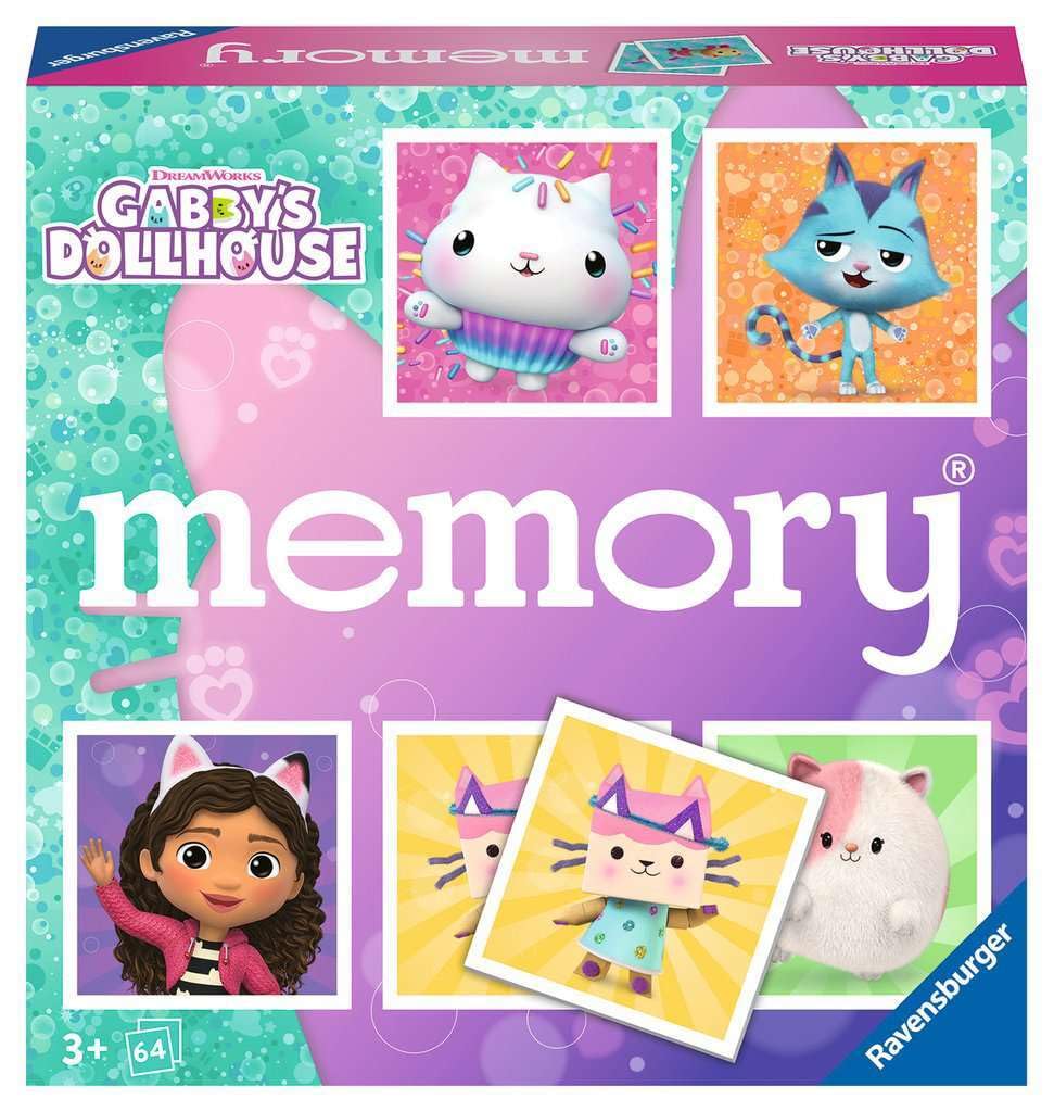 Ravensburger memory 22596 jeu de société Gabby's Dollhouse Assortiments