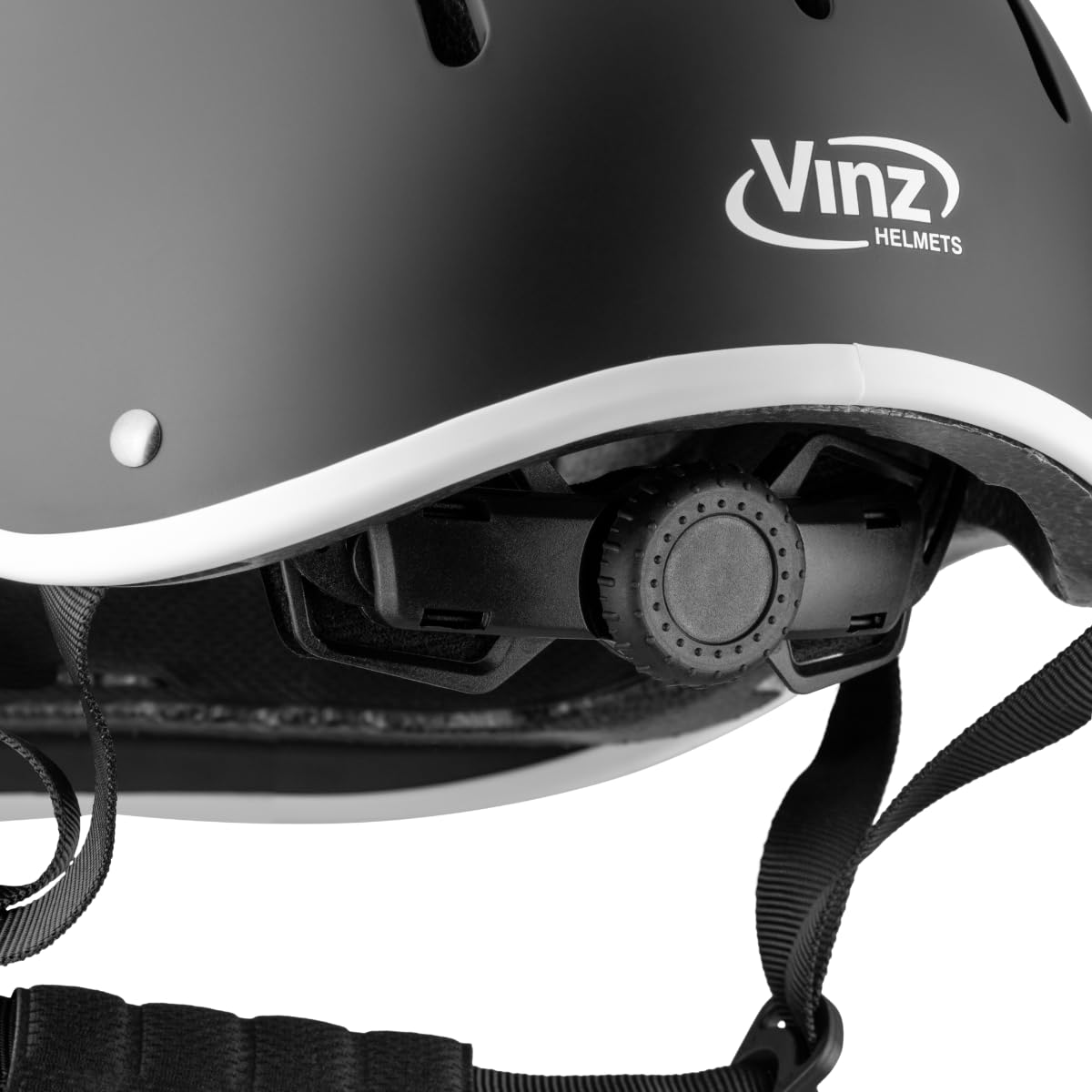 VINZ Aragon Fahrradhelm | Robuster Stadthelm für den Stadtverkehr | Leicht & Individuell Anpassbar | Urban Fahrrad Helm Für Erwachsene - Matt Schwarz 4