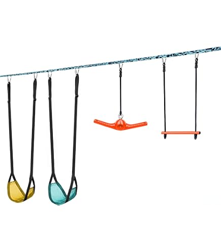ADVENTURE Line-Swing セット Amazon.com: Adventure Line- Swing, 2 Soft Swings, 1 Super Twister