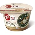 Korean CJ Hetbahn Cupbahn Microwavable Cooked Rice with Soup (Seaweed Soup, 2 Pack)