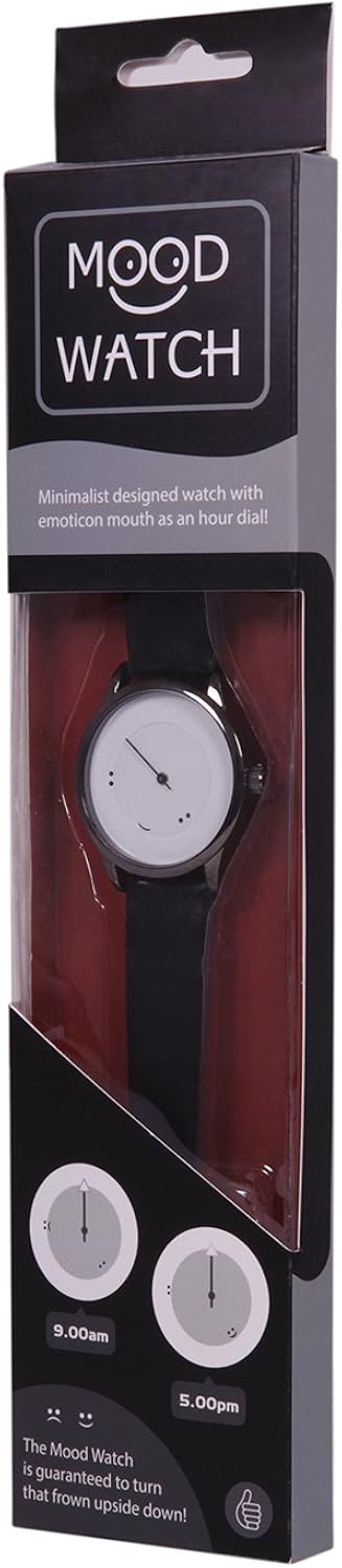 Thumbs Up Mood MOODWAT Watch Unisex Wrist Watch, Black, Small