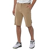 33,000ft Men's Golf Shorts Dry Fit, Lightweight Quick Dry Golf Stretch Shorts with Pockets 11" Inseam for Travel Casual