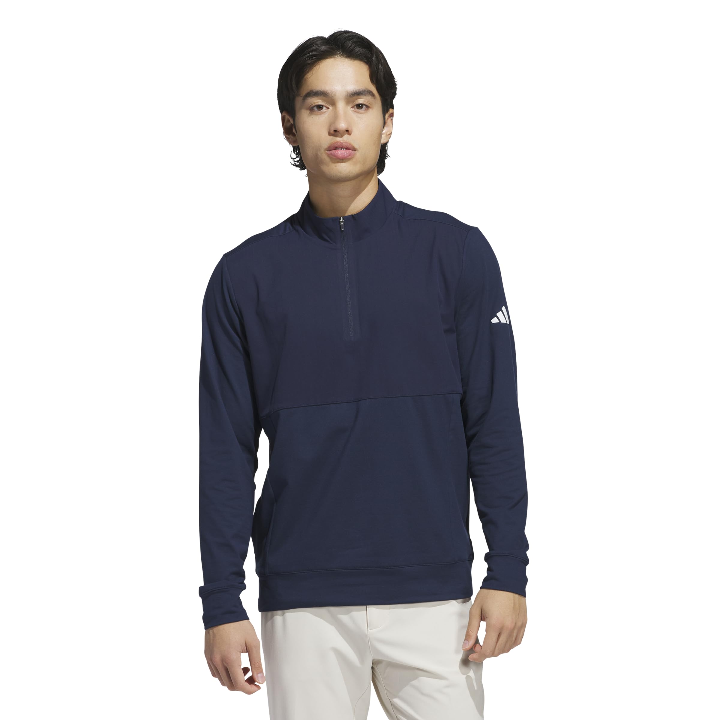 adidas Men’s Ultimate365 Tour Quarter-Zip Pullover, Collegiate Navy, Large