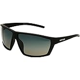 Body Glove Relax Polarized Wrap Sunglasses, Black, 66mm