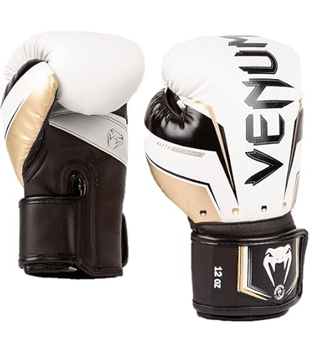 Venum Elite Evo Boxing Gloves - Black/Black | Amazon.com.br