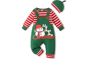 Gakizon Baby Boy Christmas Clothes,Infant baby Boy Xmas outfits,3pcs My First Christmas Outfits Set