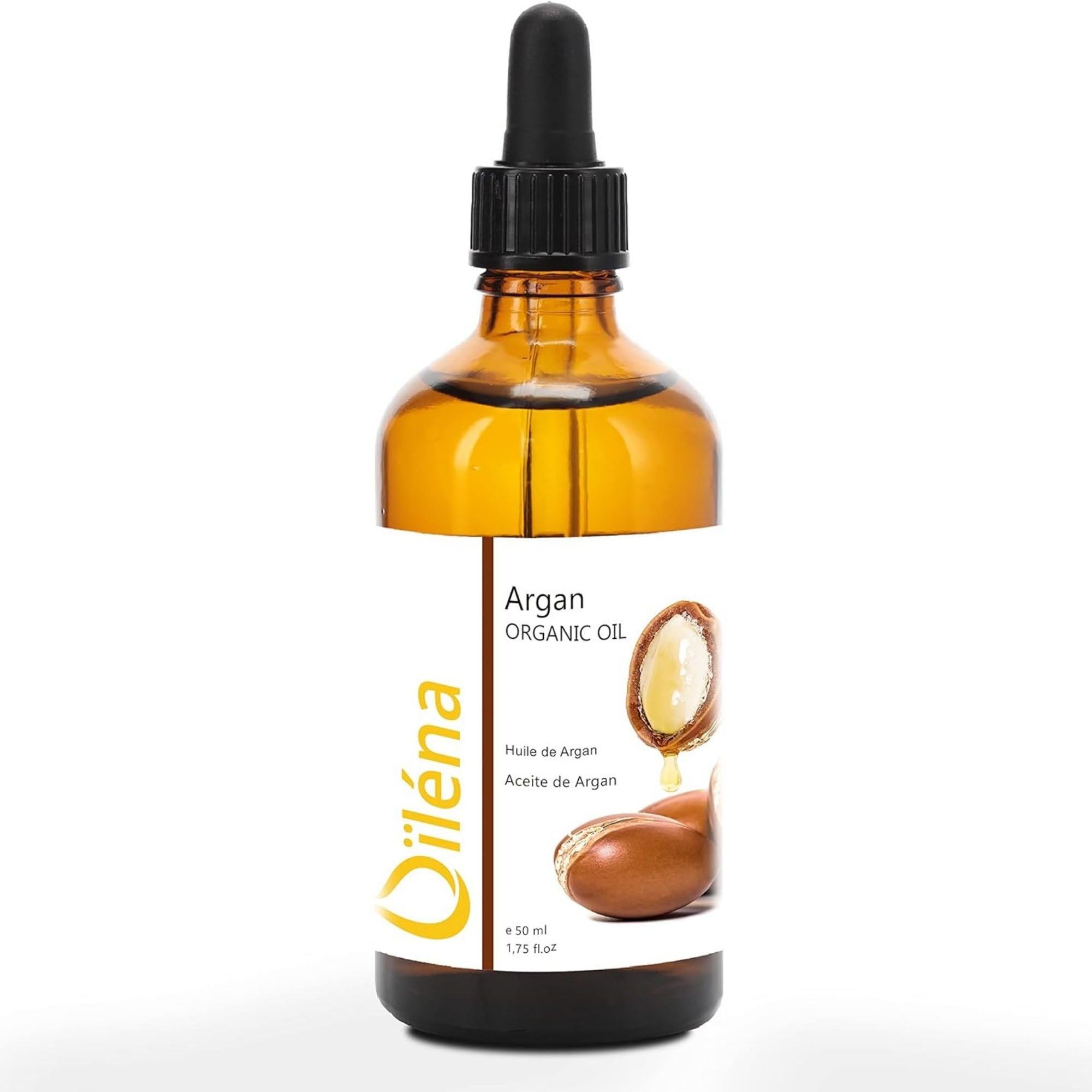 Moisturizer Anti Ageing Pure Argan Oil Hair, Skin, Face, Nails, Cuticles & Beard, sourced in Morocco, organically produced Unscented/glass bottle (50 ml)