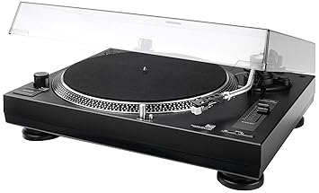 Dual DTJ 301.2 USB DJ-Plattenspieler mit 2 Abtastnadeln, Pitch-Control, Magnet-Tonabnehmer-System, Nadelbeleuchtung, Digitali