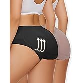 Zimi Collection Butt Lifter Panties Underwear for Women with Removable Pads Seamless Booty Pads Hip Enhancer Panty