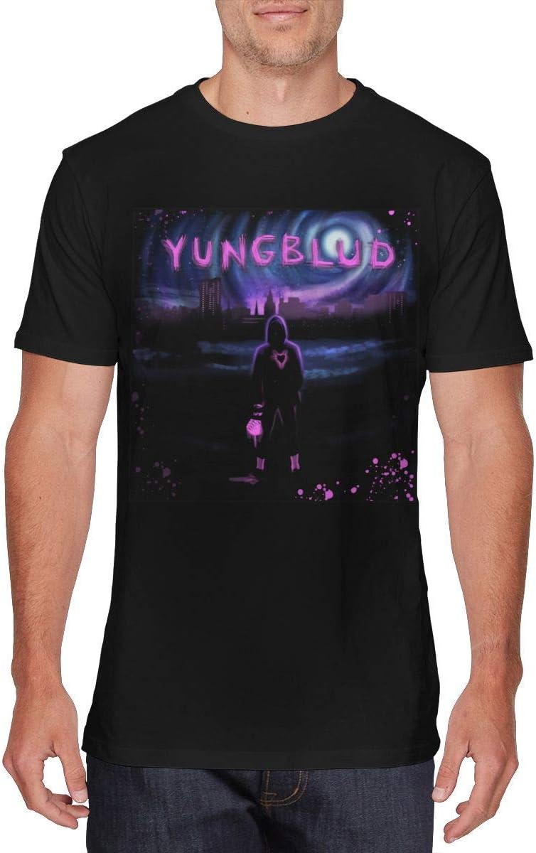 ytuytiutfi Movement Unisex Yungblud FunnyShort Sleeve Tee T-Shirts Black